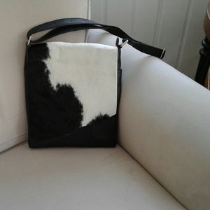 Black leather  handbag